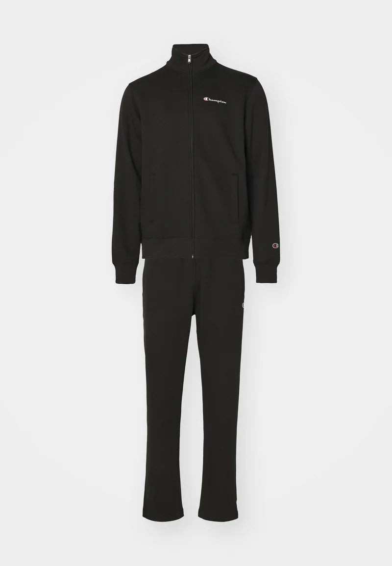 Champion FULL ZIP INTERLOCK SET - Tracksuit - dark blue/BLACK
