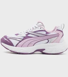 Puma MORPHIC TECHIE JR UNISEX - Trainers - white/grape mist/crushed berry