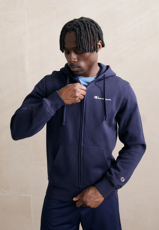 Champion ICONS FULL ZIP TUTA SMALL LOGO - ZiPUP - dark blue