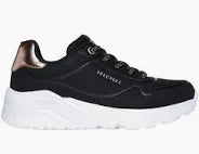 SNEAKERS UNO LITE METALLIC MODE SKECHERS BLACK